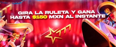 Interfaz de casino online con bonos 777